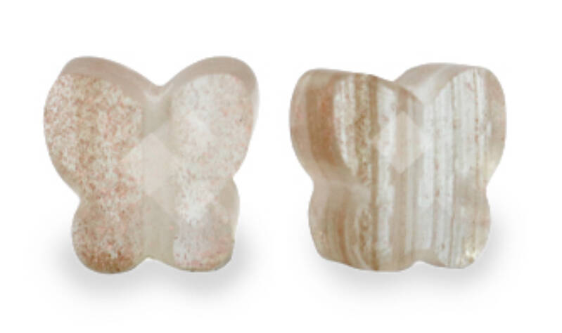 Facet kralen butterfly glitter-crystal