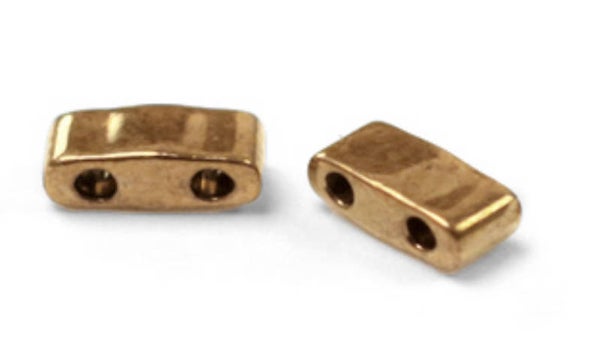 Miyuki kralen 5x2,3mm half tila Metallic dark bronze