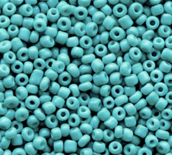 Rocailles 12/0 2mm veridian green 