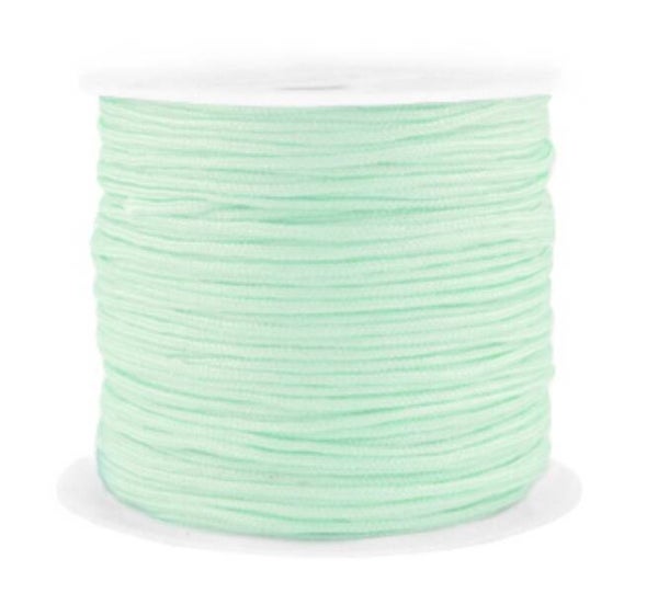 Macramé draad 1.5mm Neo mint green