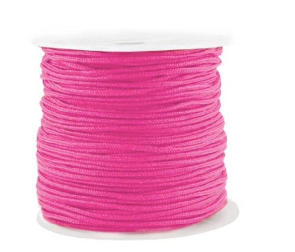 Macramé draad 1.5mm Fluor pink