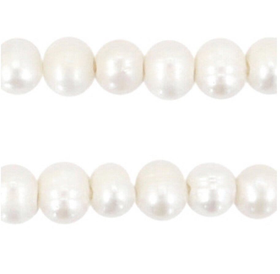 Zoetwater parels Rond 5 - 6 mm