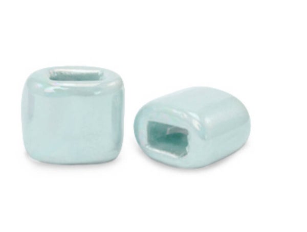 DQ keramiek schuiver 11x12mm. Seaside Blue