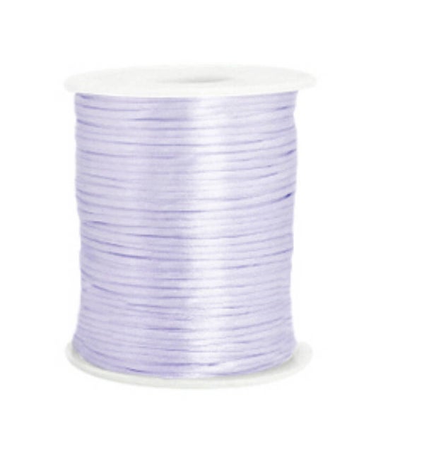 Satijn koord 1,5 mm Lavender purple  4 meter