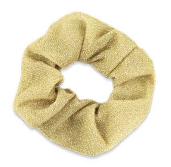 Scrunchie glitter Gold
