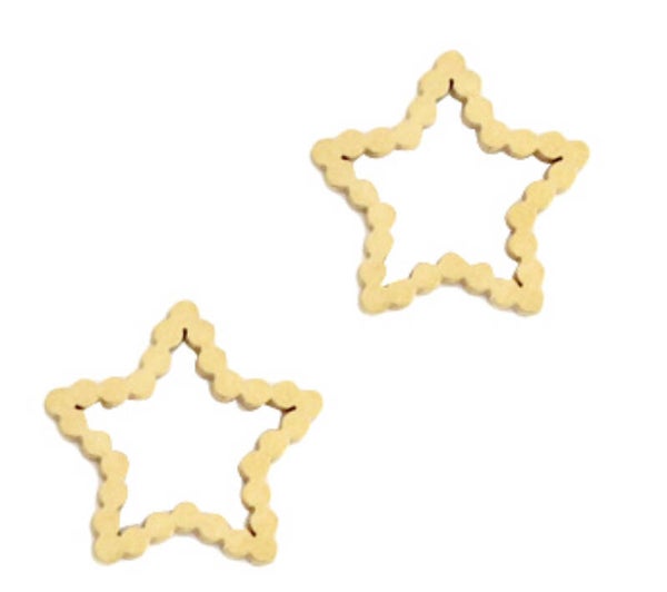 Stainless steel Tussenstuk Star Gold