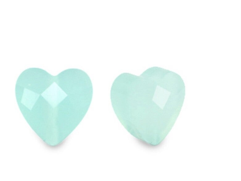 Facet fashion kralen hart Turquoise