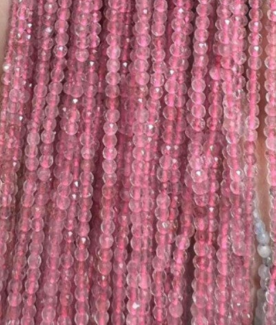 Natuursteen kralen 2mm strawberry quarts