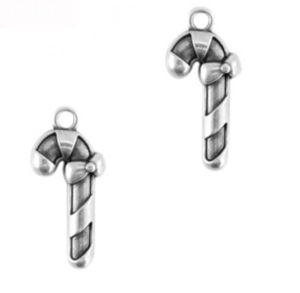 DQ bedel / hanger zuurstok zilver