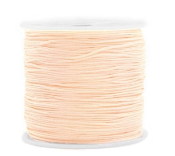 Macramé draad 0.8mm Light peach