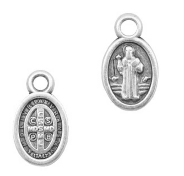 DQ bedel / hanger jezus zilver 