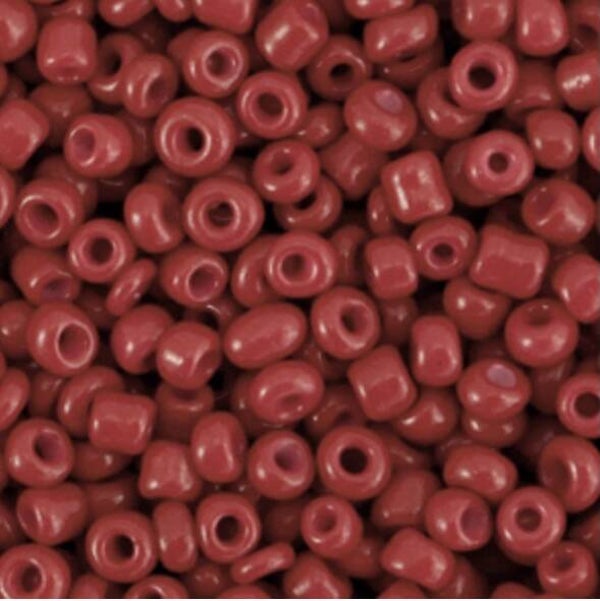 Rocailles 8/0 (3mm) Cabernet red