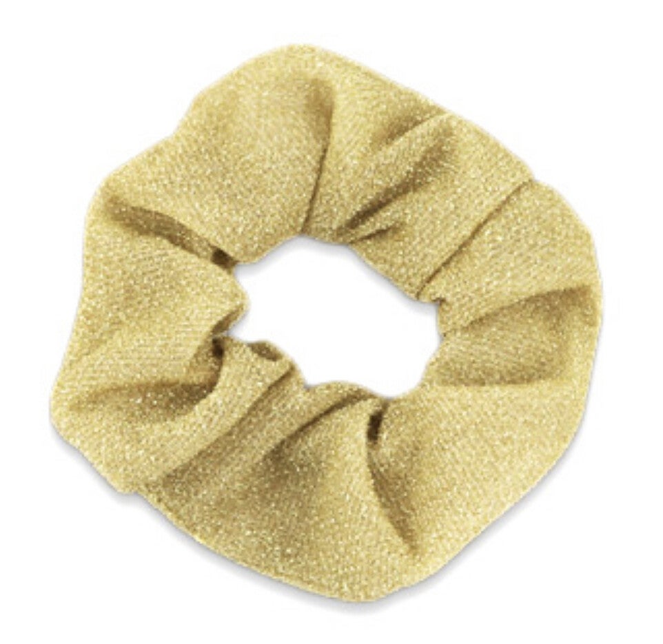 Scrunchie glitter Gold