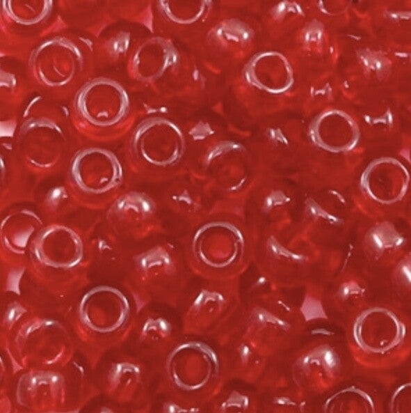 Miyuki 6/0 4mm rocailles Transparant ruby red 6-141