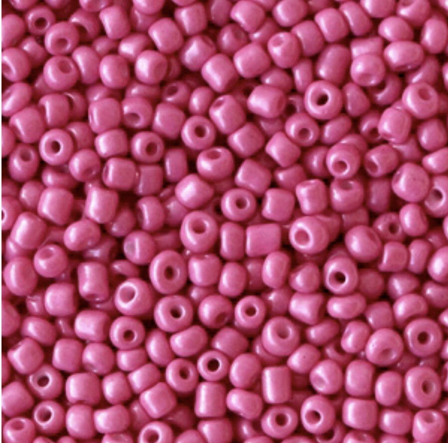 Rocailles 2mm Cerise pink
