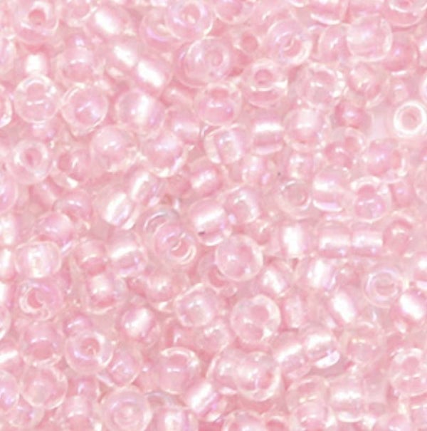 Miyuki rocailles 8/0 3mm Fancy lined soft pink 8-3639