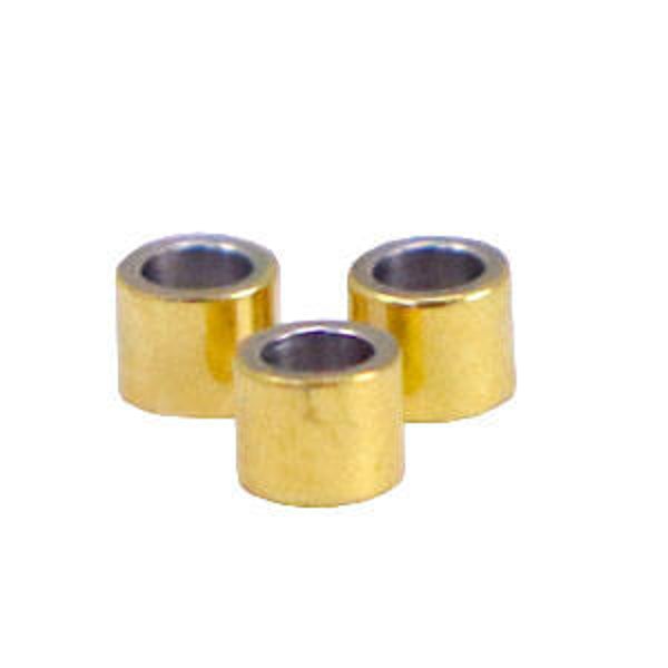 Stainless steel kralen tubes 2,5mm gold plated