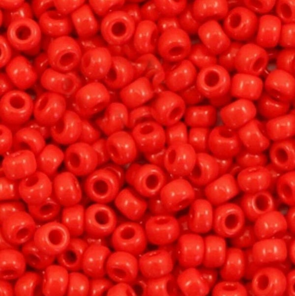 Miyuki 8/0 3mmrocailles Opaque red 8-408