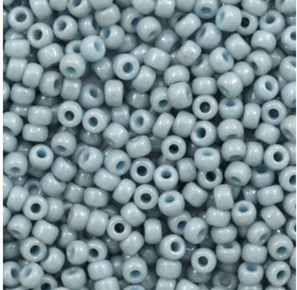Miyuki rocailles 8/0 3mm Duracoat Opaque  moody blue 