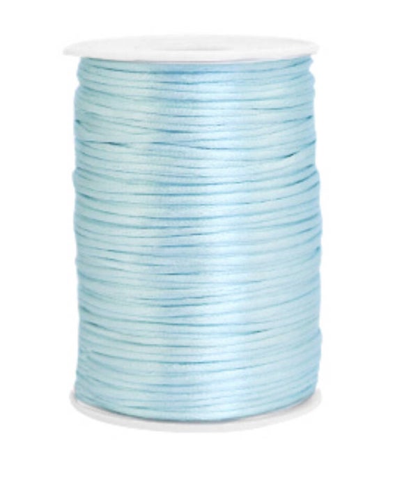 Satijn koord 2,5mm Ice Blue
