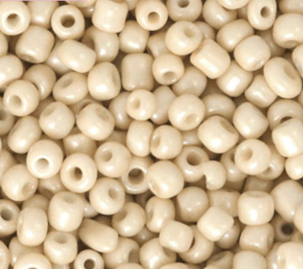 Rocailles 8/0 3mm vanilla beige