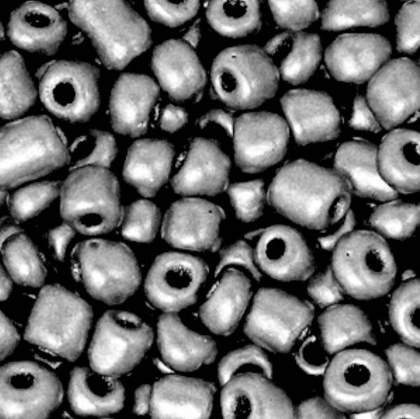 Rocailles 4mm Metallic Dark Silver
