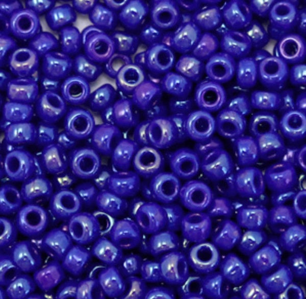 Miyuki rocailles 8/0 3mm Opaque luster cobalt blue 8-1945