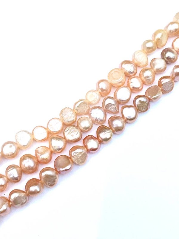 Zoetwater parels pink 7 - 8 mm