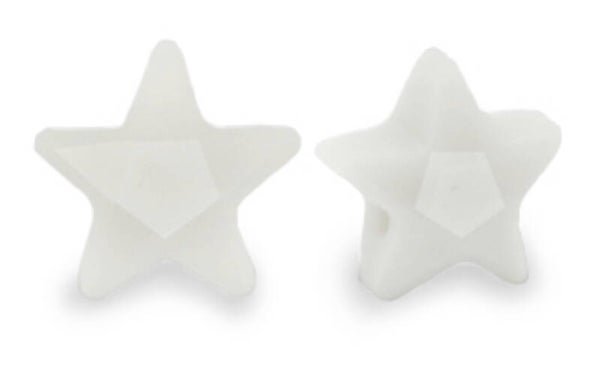 Facet kralen star grey