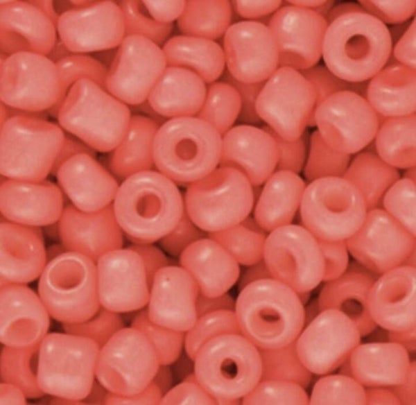 Rocailles 4mm Coral red 