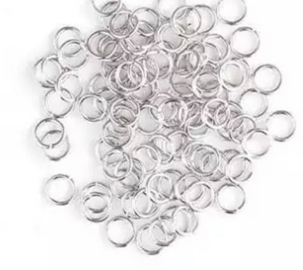 Buigringen 3 mm zilver 75 stuks 