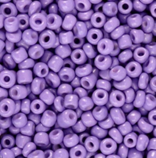 Rocailles 8/0 (3mm) Deep lavender purple