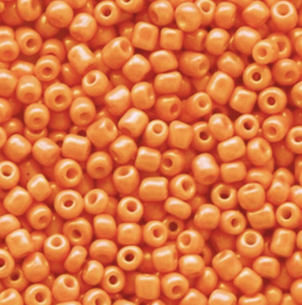Rocailles 12/0 2mm persimmon orange