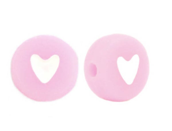 Hartjes kraal soft pink
