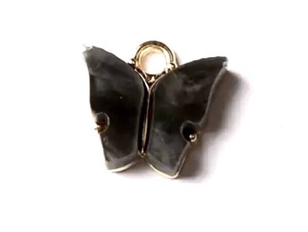 Bedel / Hanger Butterfly Black - Gold