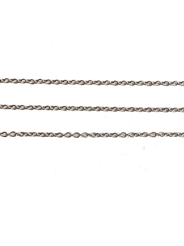 Stainless steel jasseron 1,5mm zilver