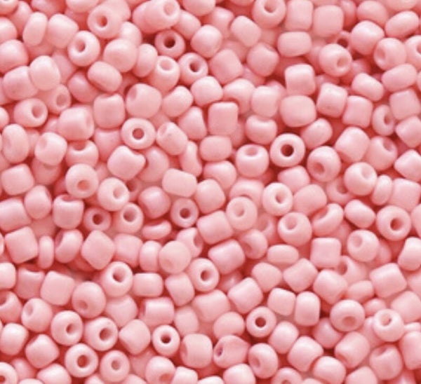Rocailles 12/0 2mm living coral pink 