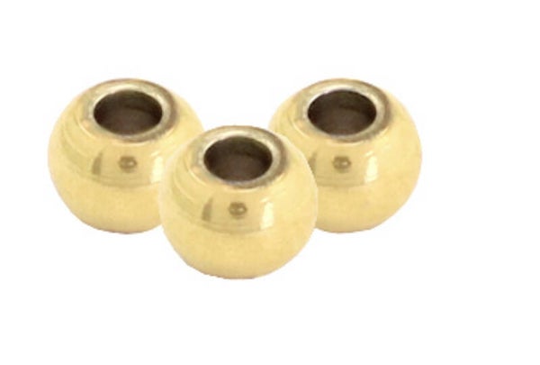 Stainless steel kralen 4mm Goud