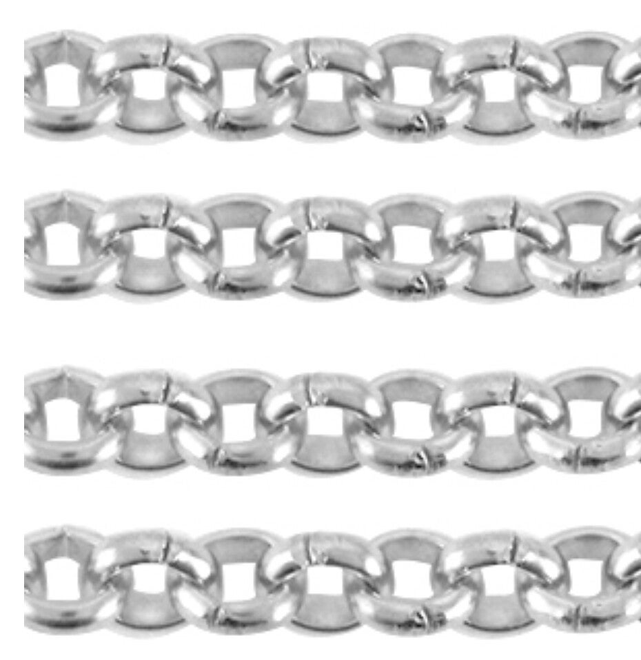 DQ jasseron 3,5mm antiek zilver 