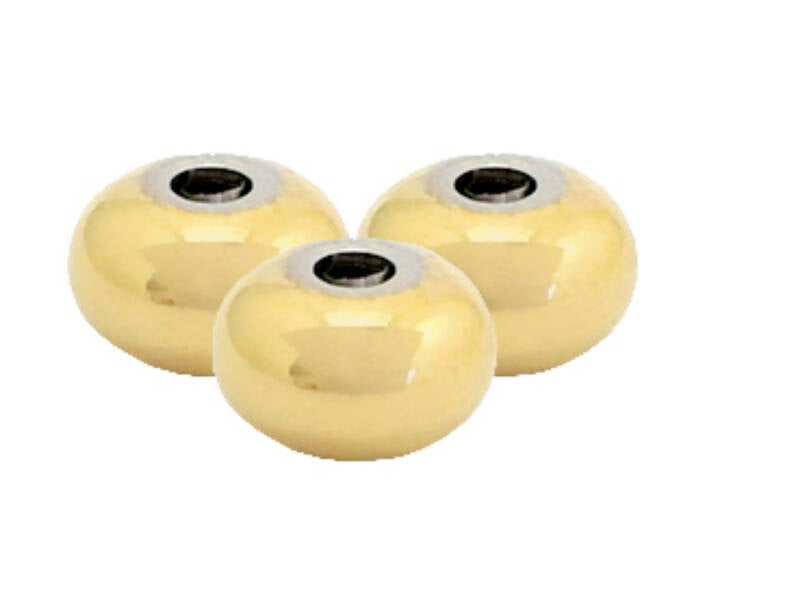 Stainless steel kralen 8mm Goud