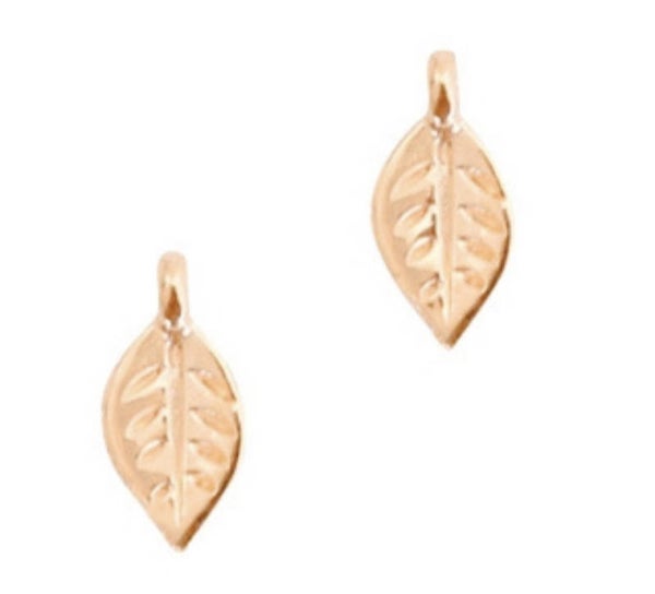 DQ hanger / bedel blad rosé goud