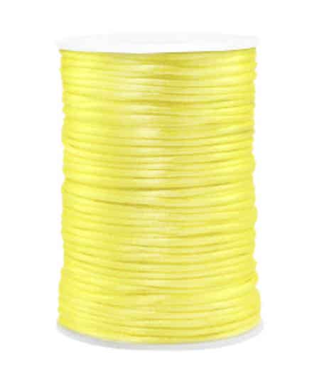 Satijn Koord 2,5mm Yellow