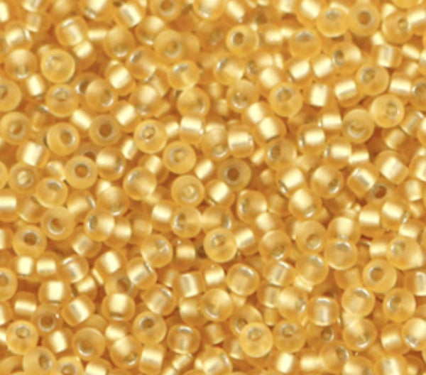 Miyuki 11-4f 2mm rocailles matt dark gold
