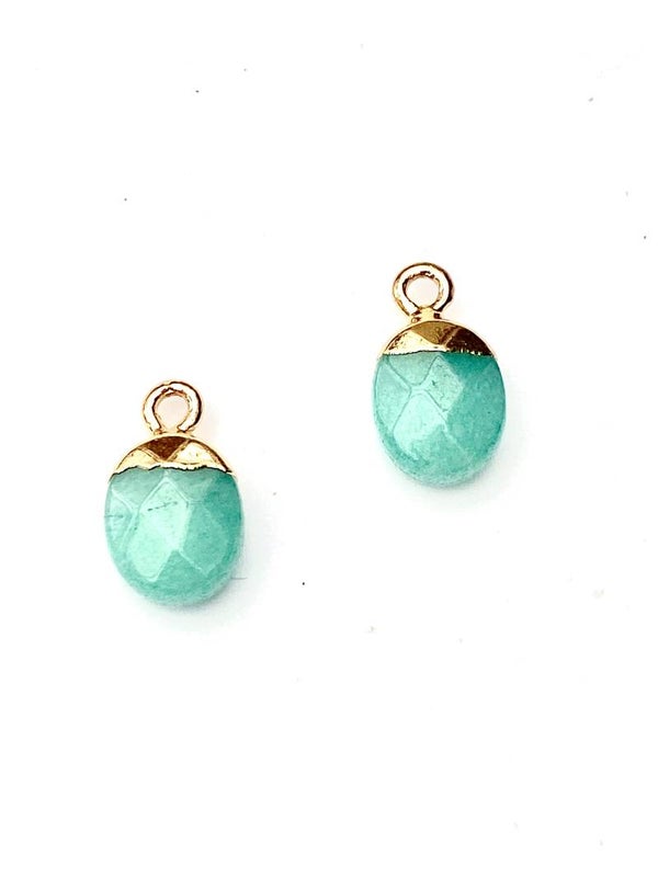 Natuursteen hanger ocean green 