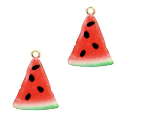 Bedel watermeloen. 27x20mm 