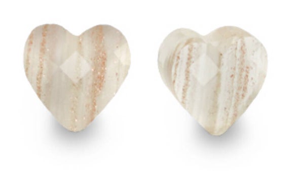 Facet kralen heart glitter-crystal