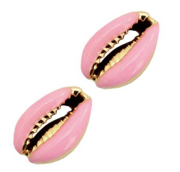 Kauri shell special Half light pink -Gold 