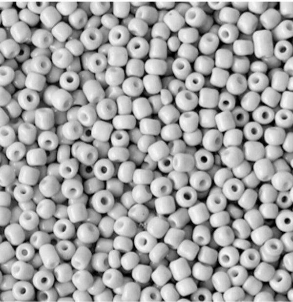 Rocailles 2mm Light silk Grey