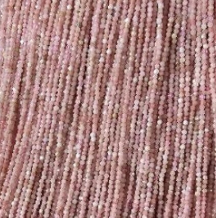 Natuursteen kralen 2mm roze opaal