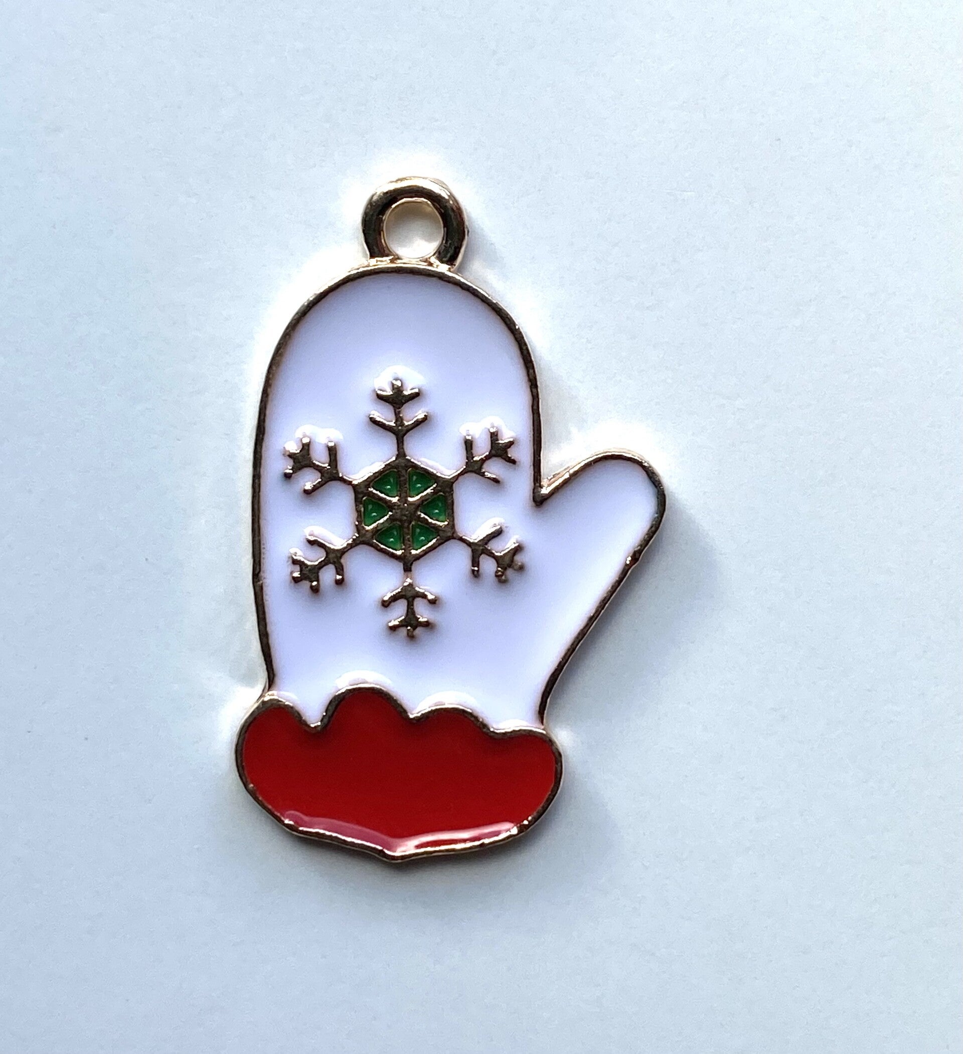 Kerst bedel handschoen